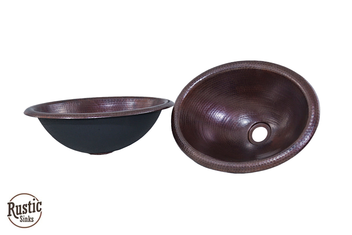 Oval Copper Bath Sink