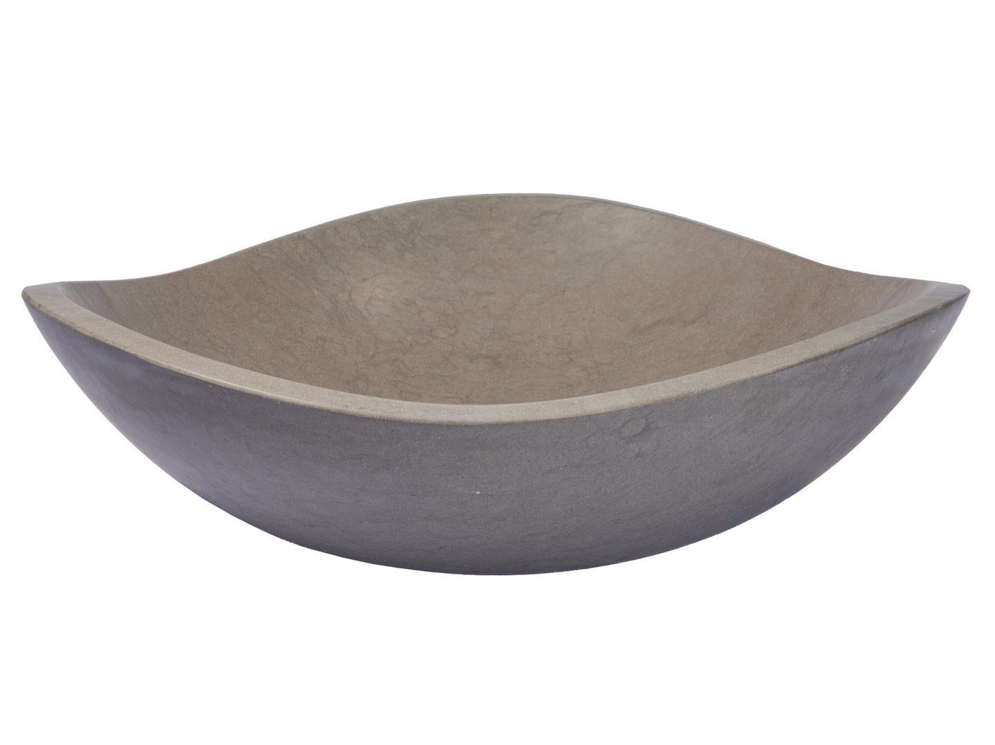 Molly Grey Marble Freeform Vessel Sink