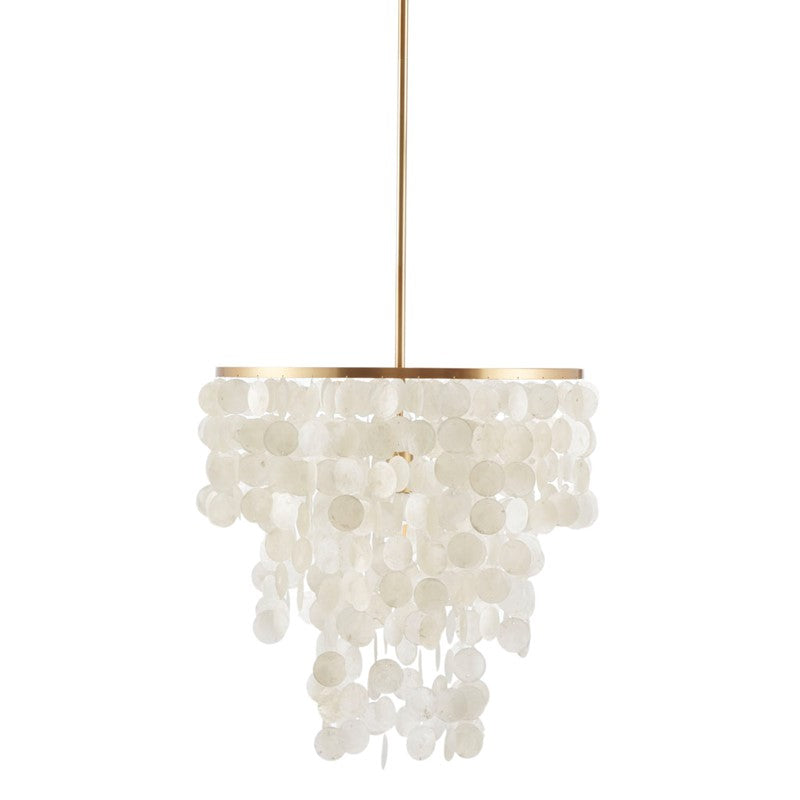 Isla Layered Capiz Chandelier