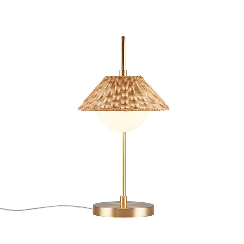 Laguna Rattan Weave Shade Table Lamp