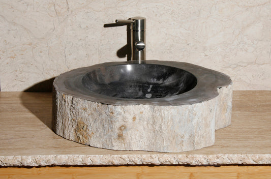 Petrified Wood Sink-17-20" Group