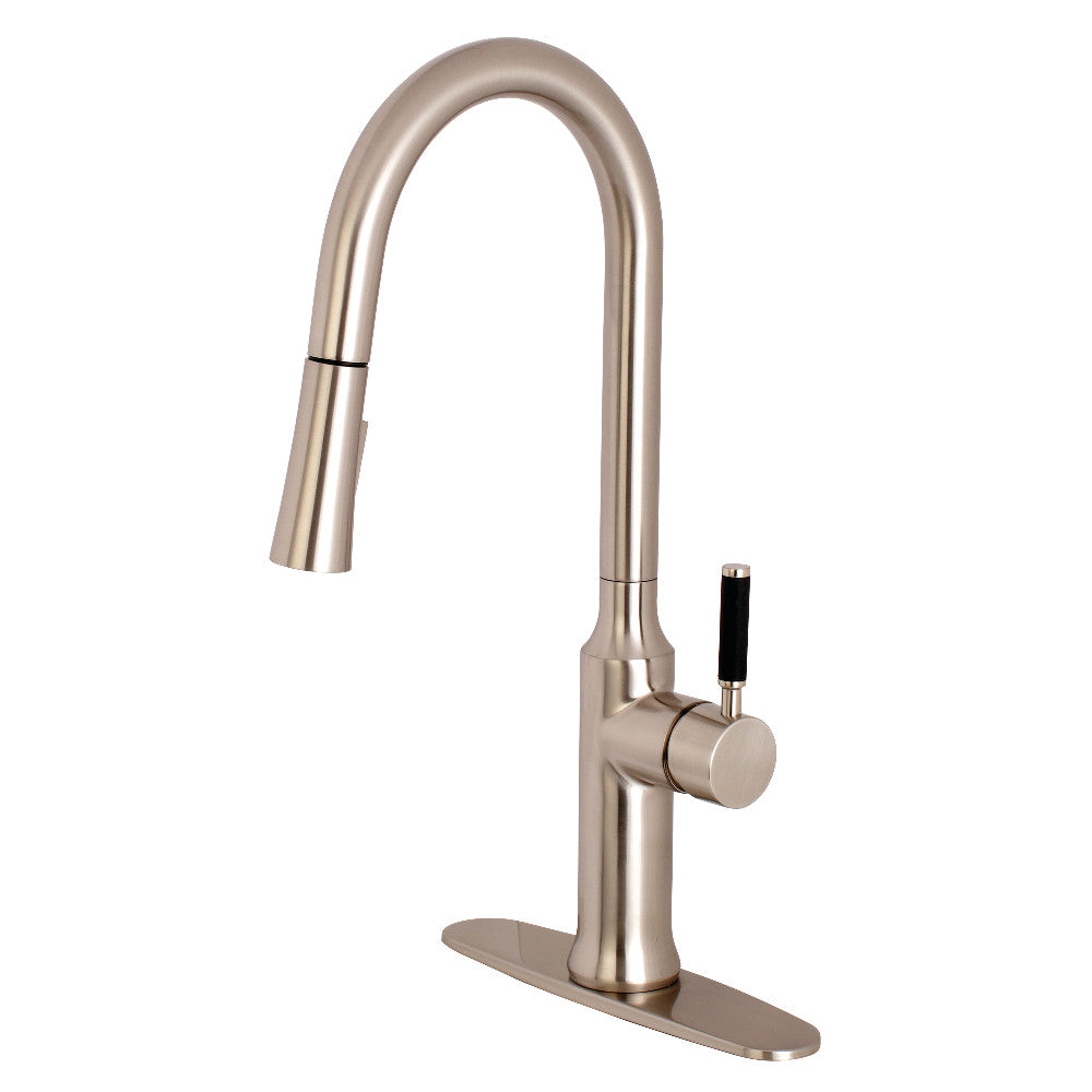 Gourmetier Modern Single-Handle Pull-Down Kitchen Faucet