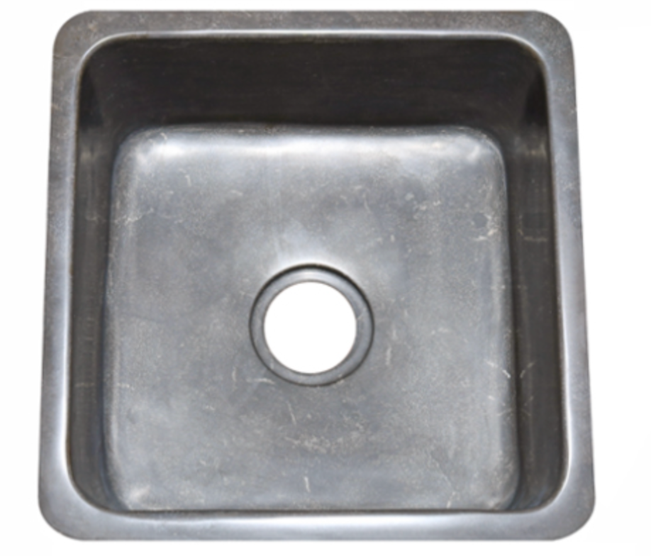 17" Smoke Brown Limestone Farmhouse Sink