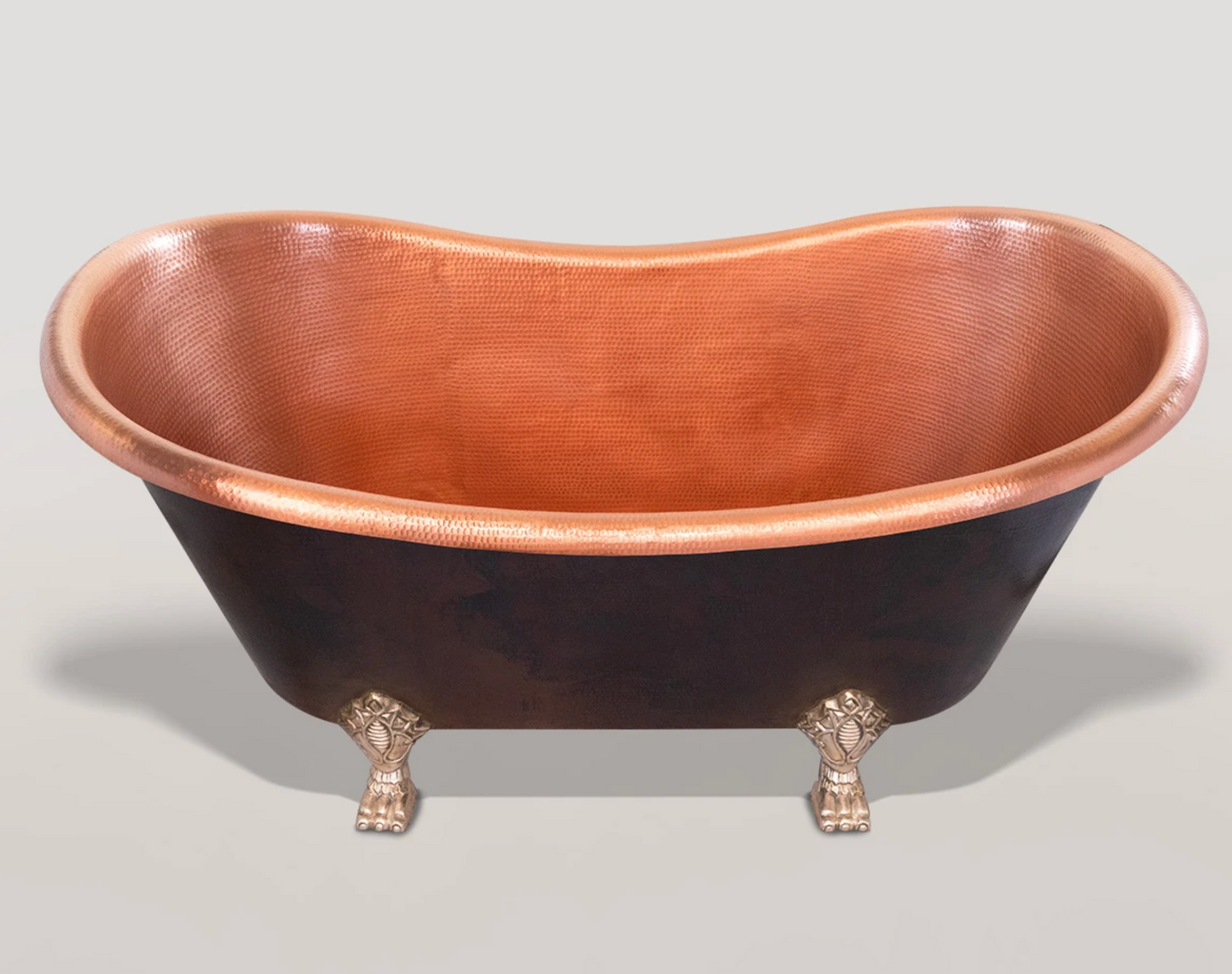Slipper Copper Clawfoot Bathtub