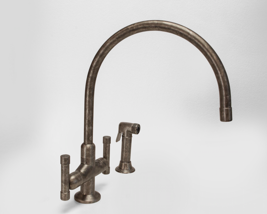Cuvee Deck Mount Faucet with Large Gooseneck Spout