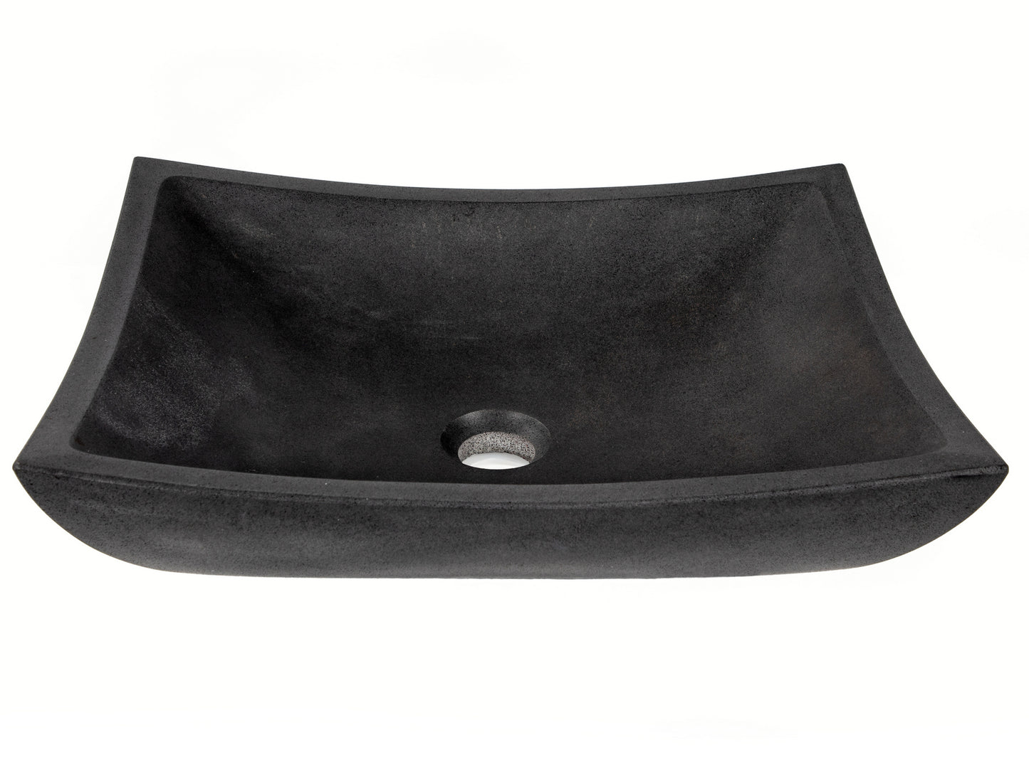 Deep Zen Sink - Honed Lava Stone