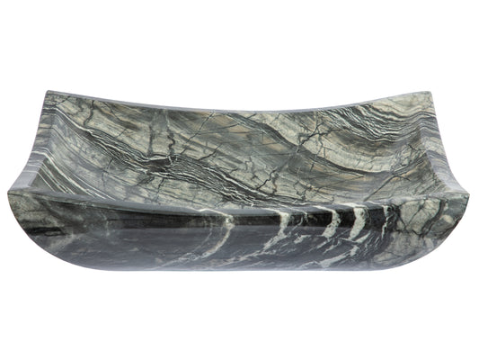 Deep Zen Sink - Wooden Black Marble