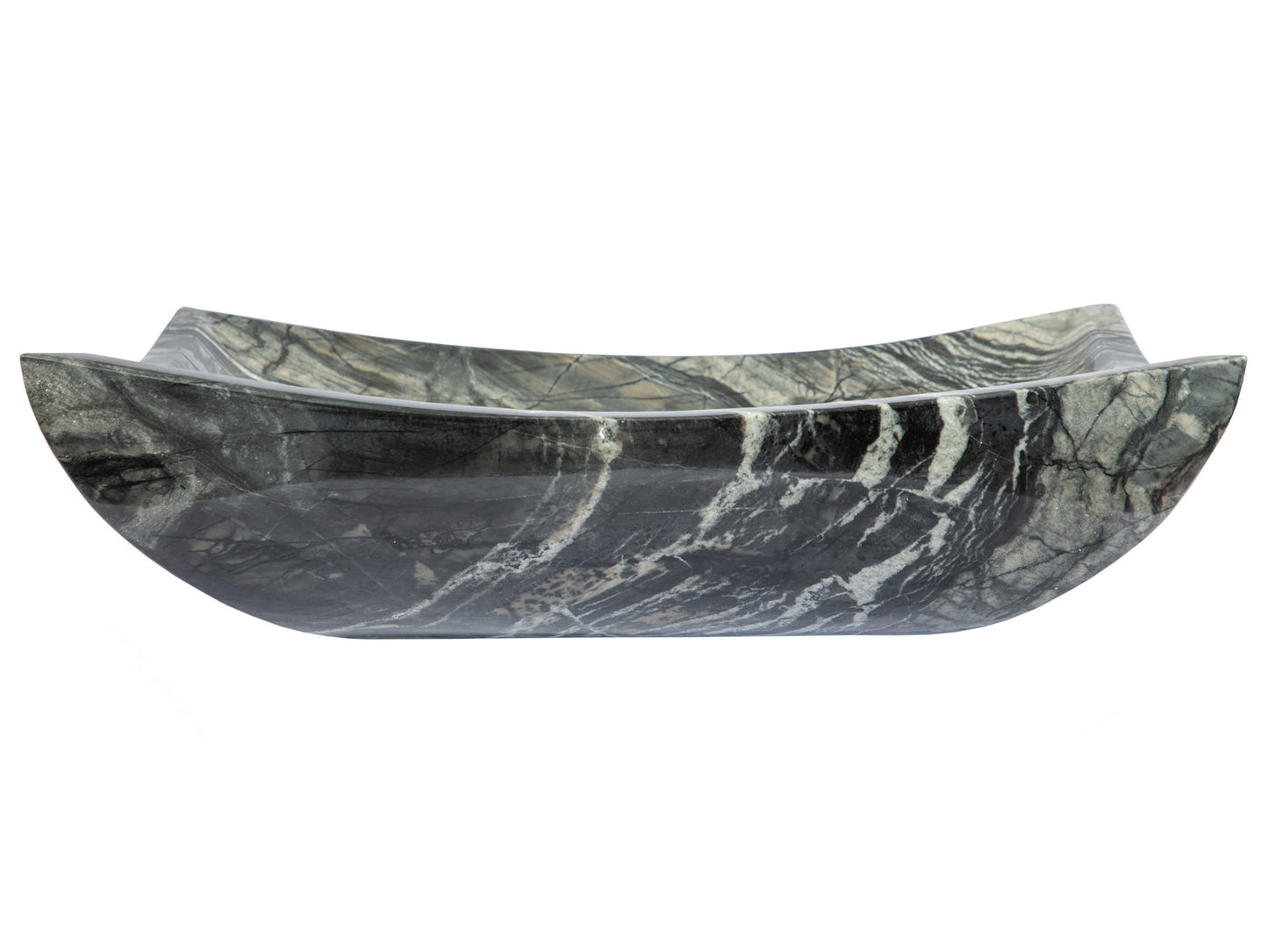 Deep Zen Sink - Wooden Black Marble