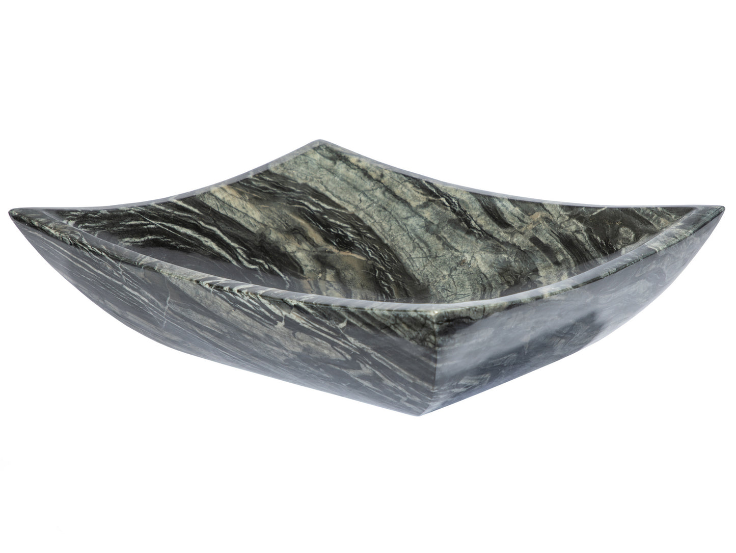Deep Zen Sink - Wooden Black Marble