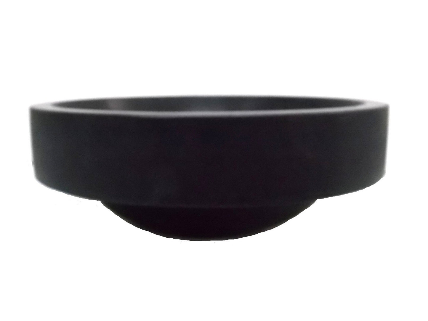 Semi Recessed Lava Stone Vessel Sink With Apron