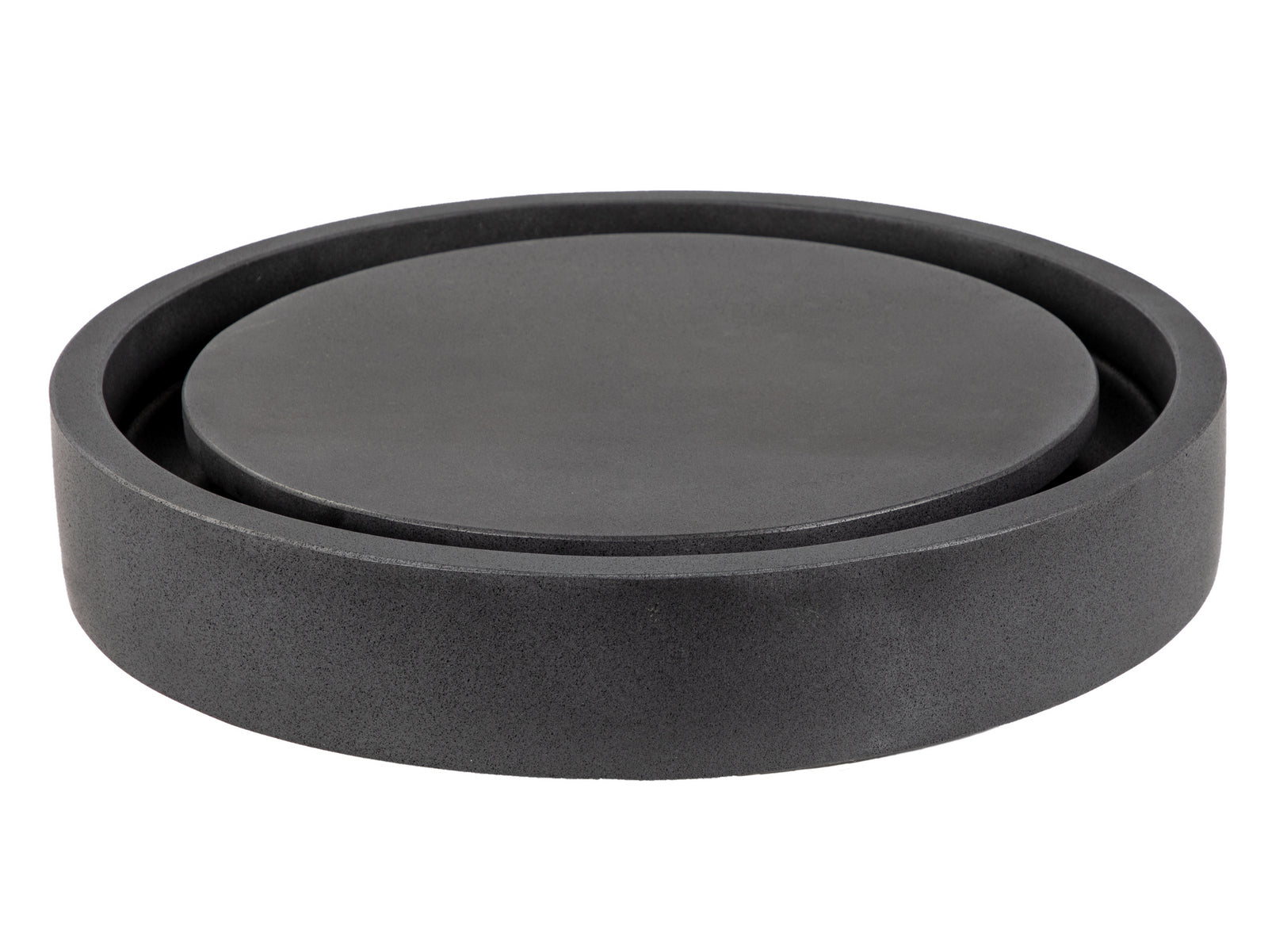 Black Lava Stone Infinity Pool Sink – Rustic Sinks
