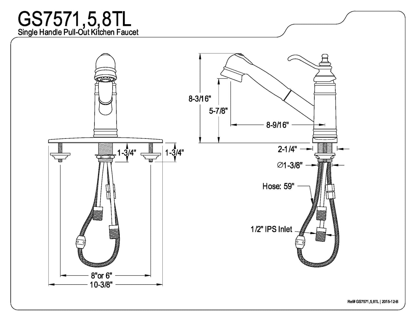 Pull-Out Kitchen Faucet