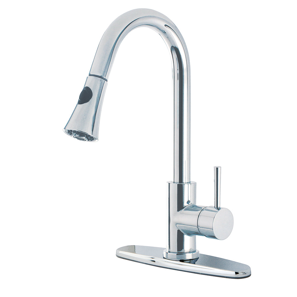 Single Handle Pull-Down Spray Kitchen Faucet