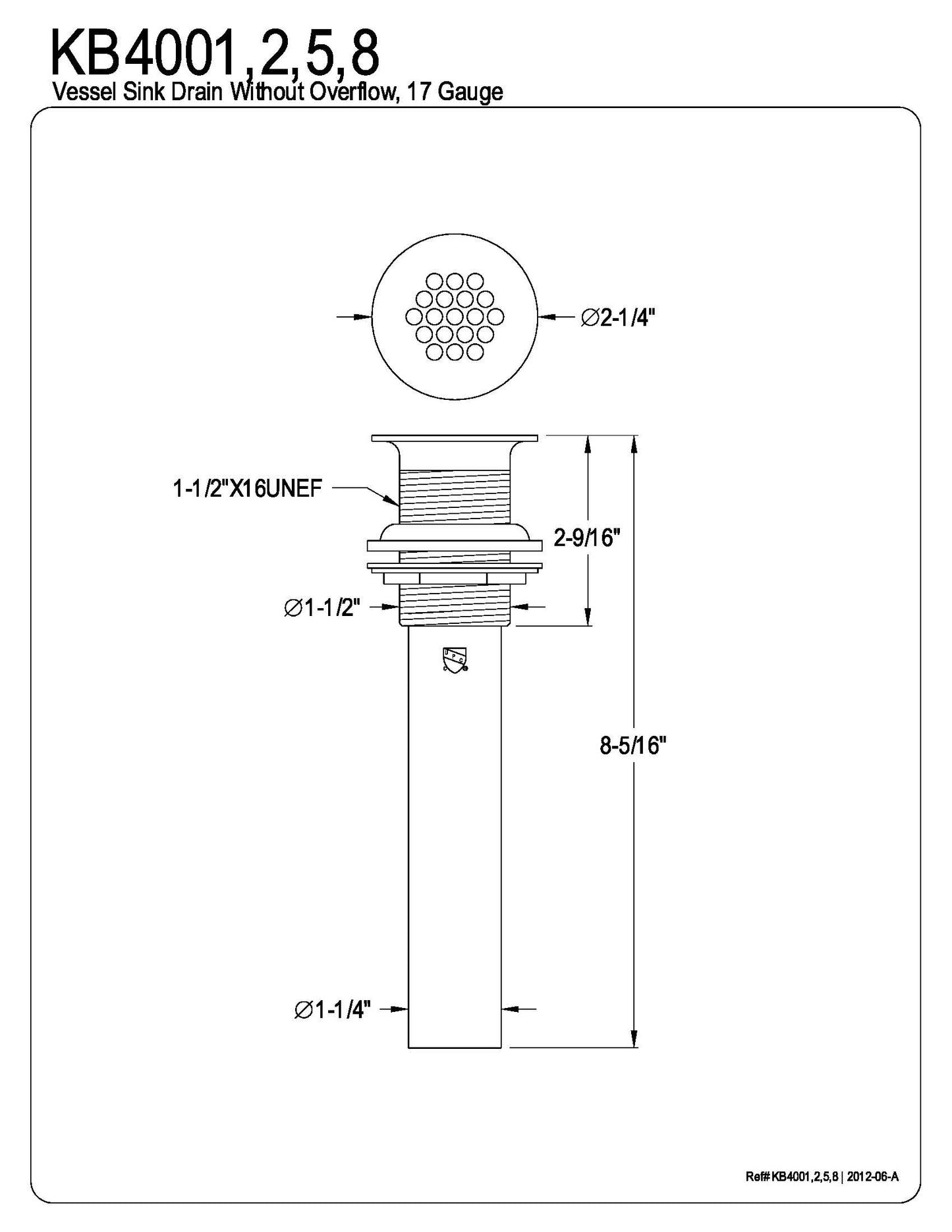 Grid Bathroom Sink Drain