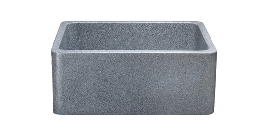 24" Mercury Granite Farmhouse Sink
