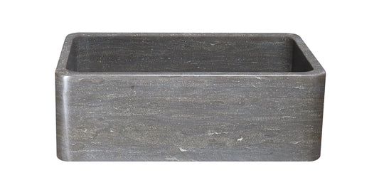 30" Smoke Brown Limestone Farmhouse Sink