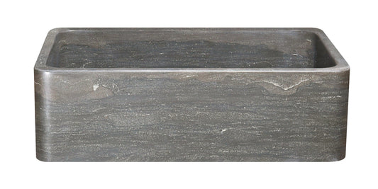 33" Smoke Brown Limestone Farmhouse Sink