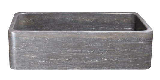36" Smoke Brown Limestone Farmhouse Sink
