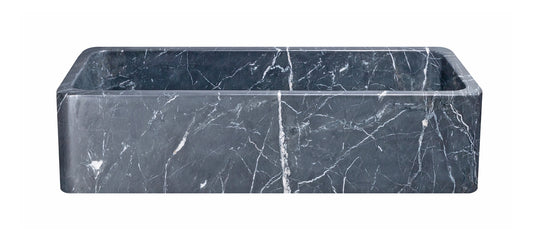 42" Farmhouse Charcoal Soapstone Single Bowl Sink