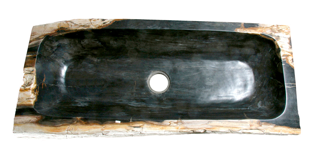 48" Petrified Wood Farmhouse Kitchen Sink