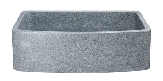 30" Mercury Granite Curved Apron Front Sink
