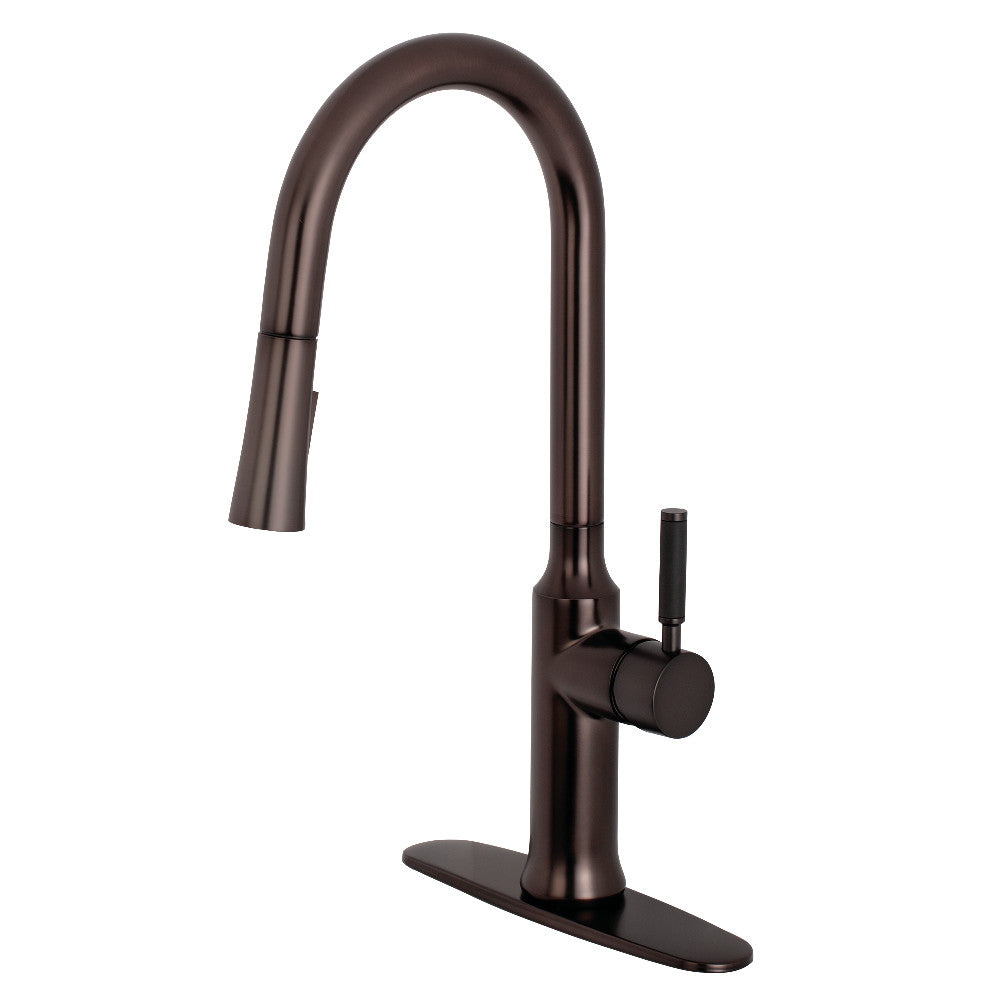 Gourmetier Modern Single-Handle Pull-Down Kitchen Faucet