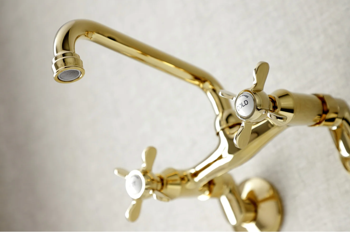 Essex Two Handle Wall Mount Kitchen Faucet