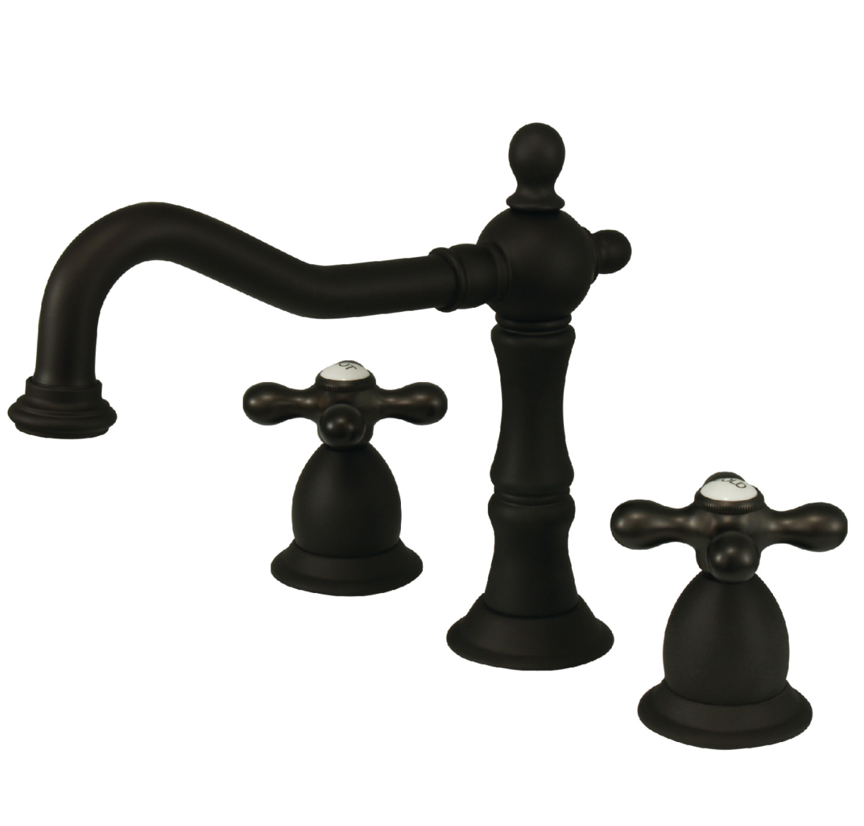 Heritage 8 in. Widespread Bathroom Faucet Cross Handles