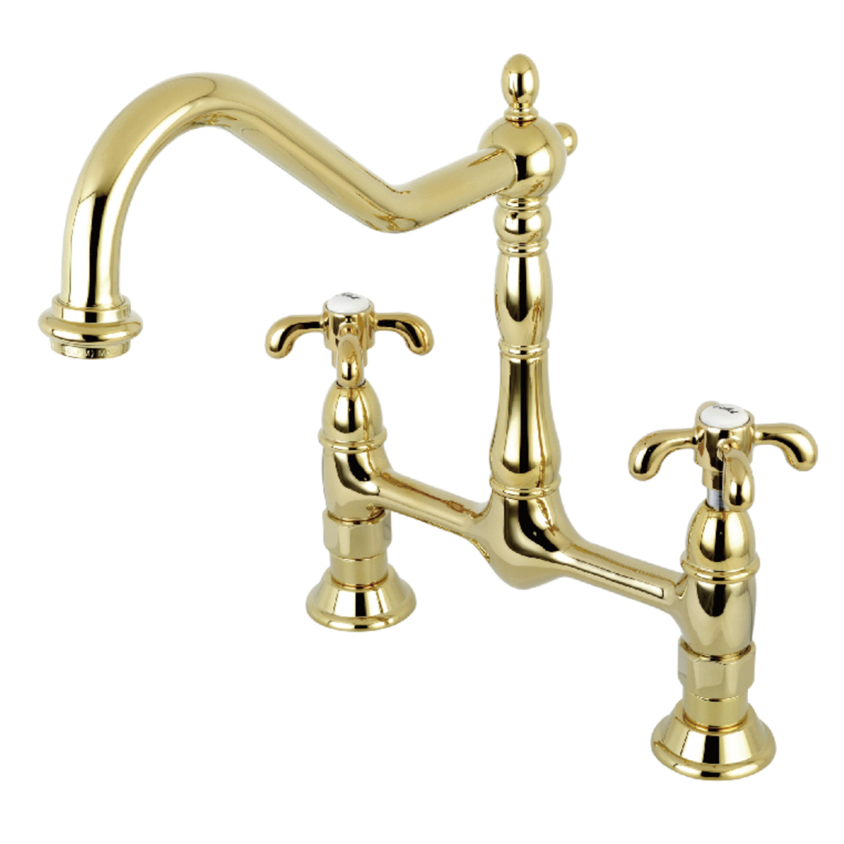 French Country Kitchen Bridge Faucet