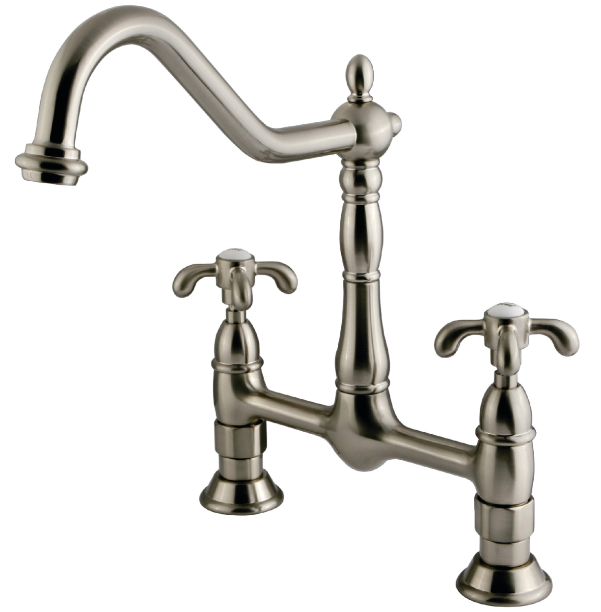 French Country Kitchen Bridge Faucet