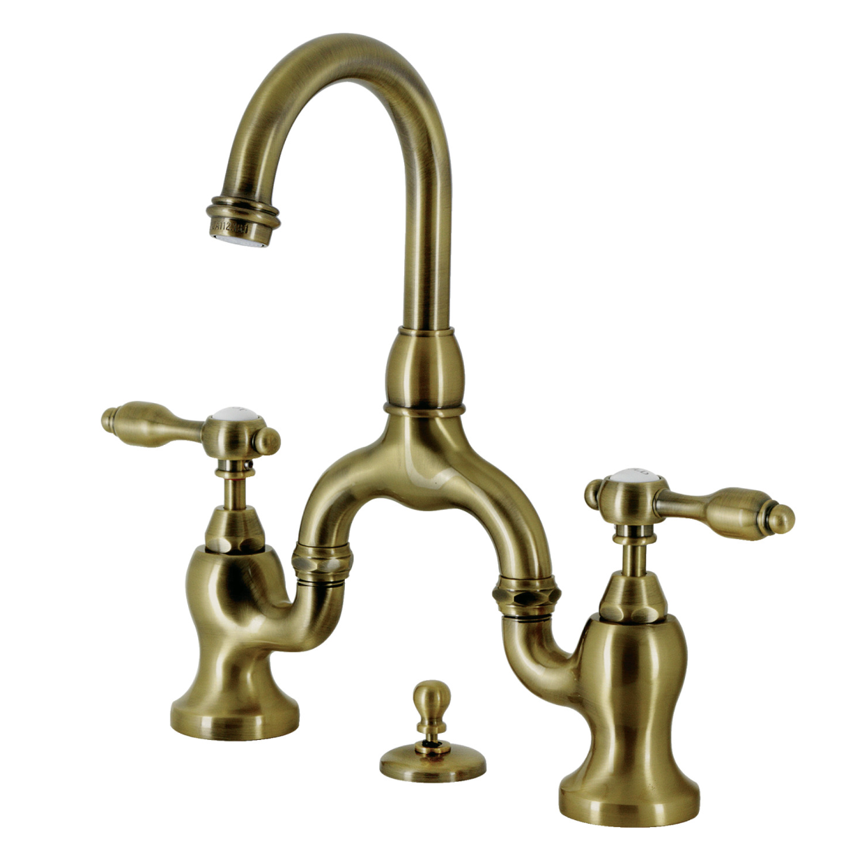 French Country Bridge Bathroom Faucet