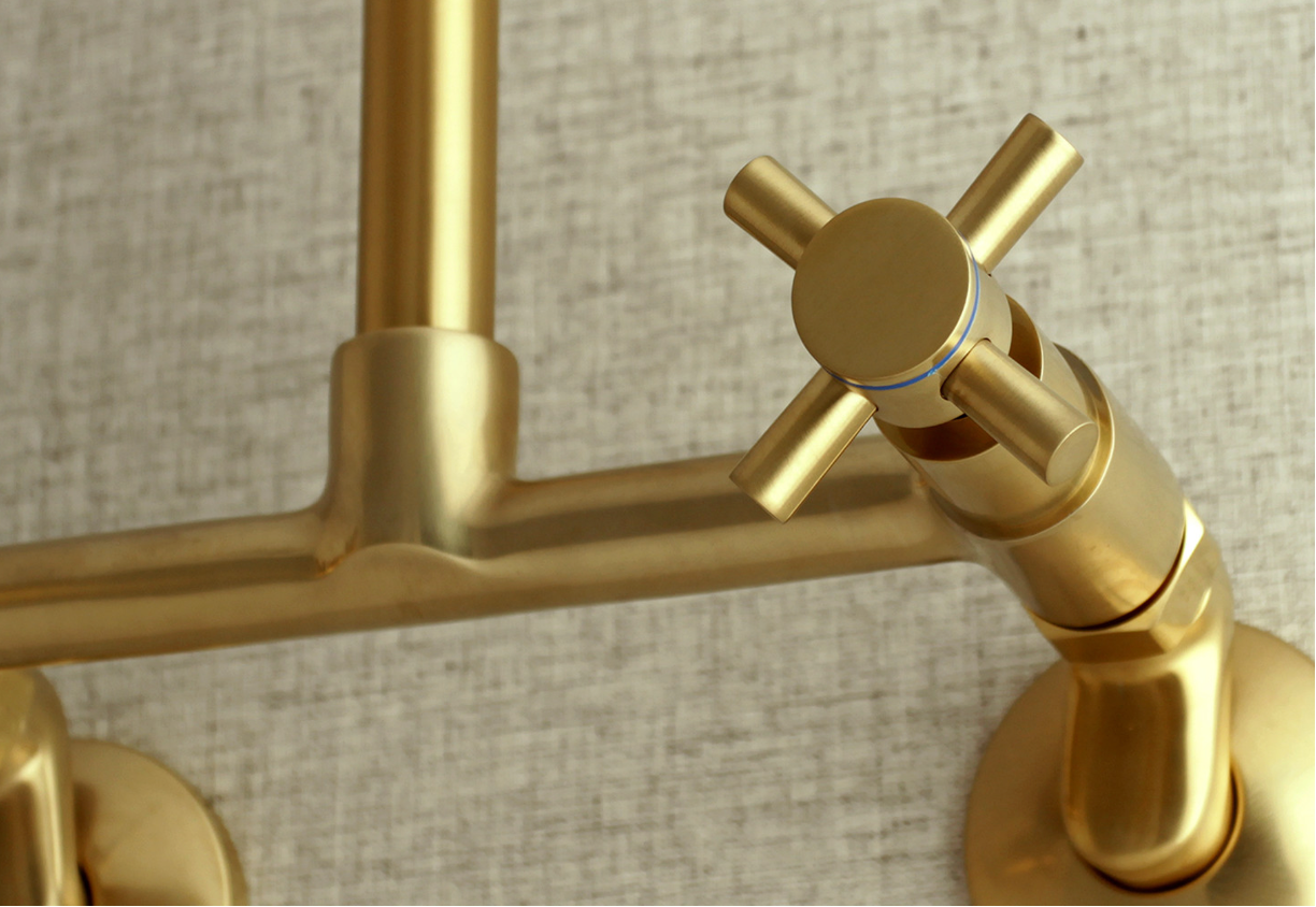 Concord Two-Handle 2-Hole Wall Mounted Faucet