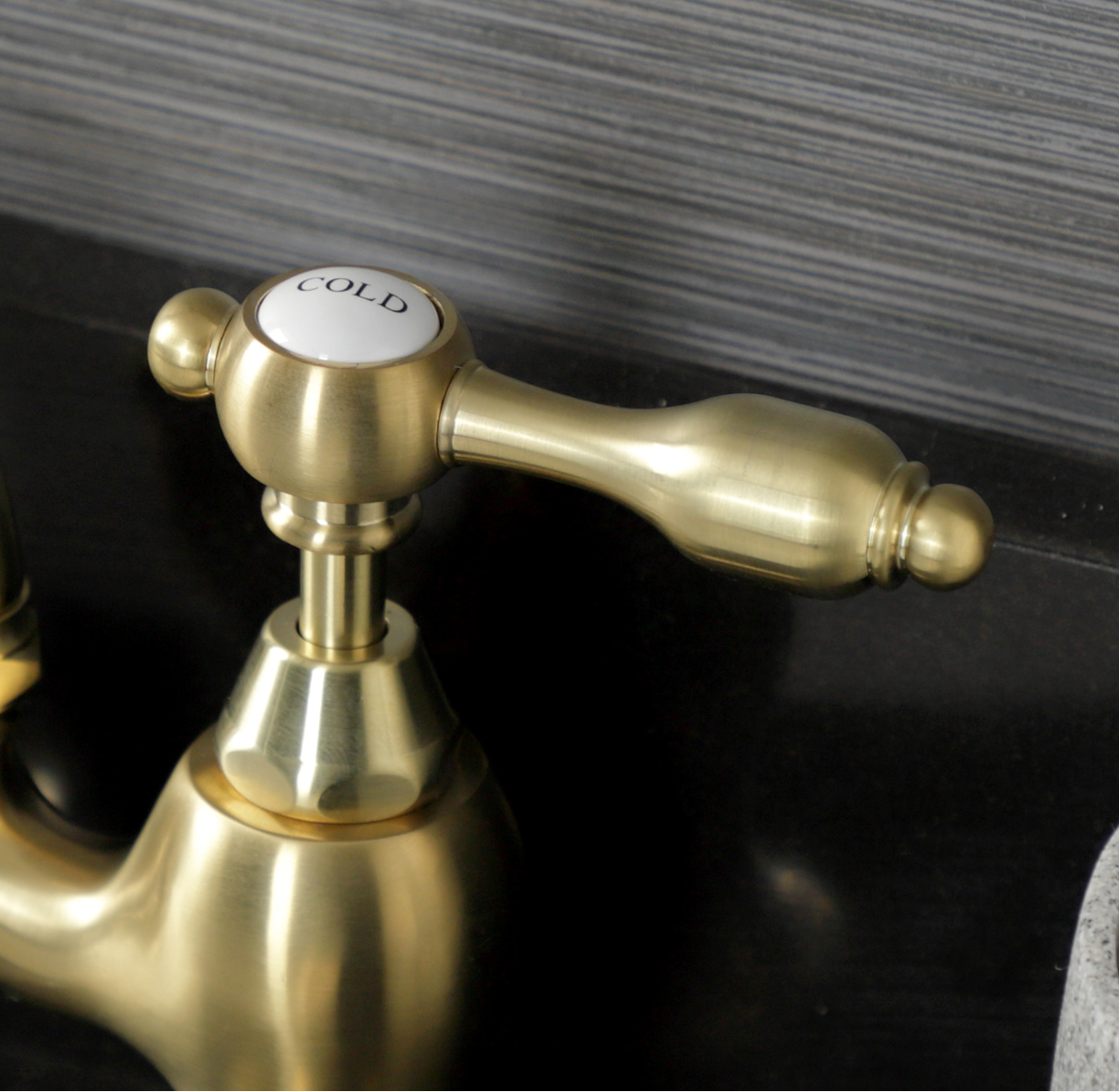 French Country Bridge Bathroom Faucet