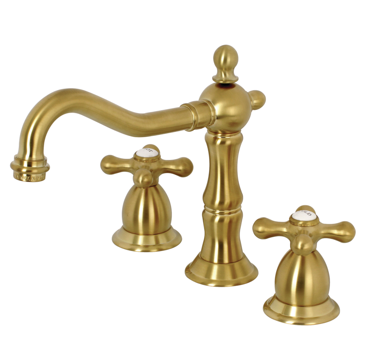 Heritage 8 in. Widespread Bathroom Faucet Cross Handles