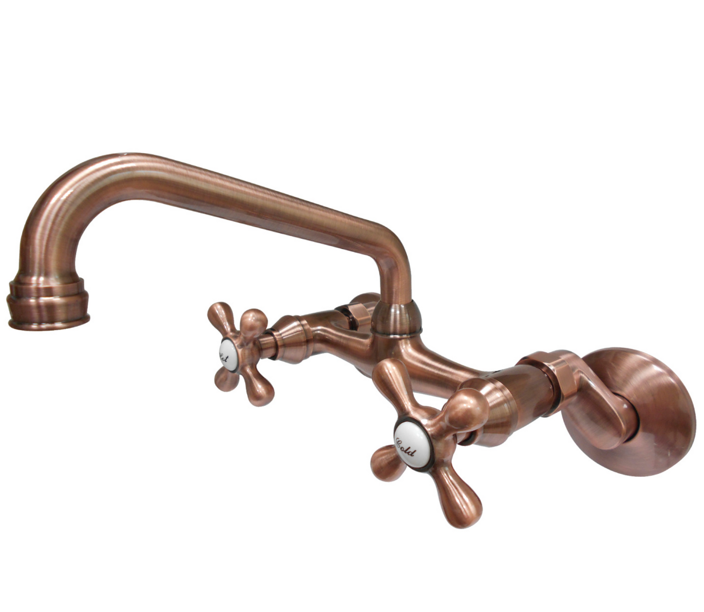 Double Handle Wall Mount Kitchen Faucet