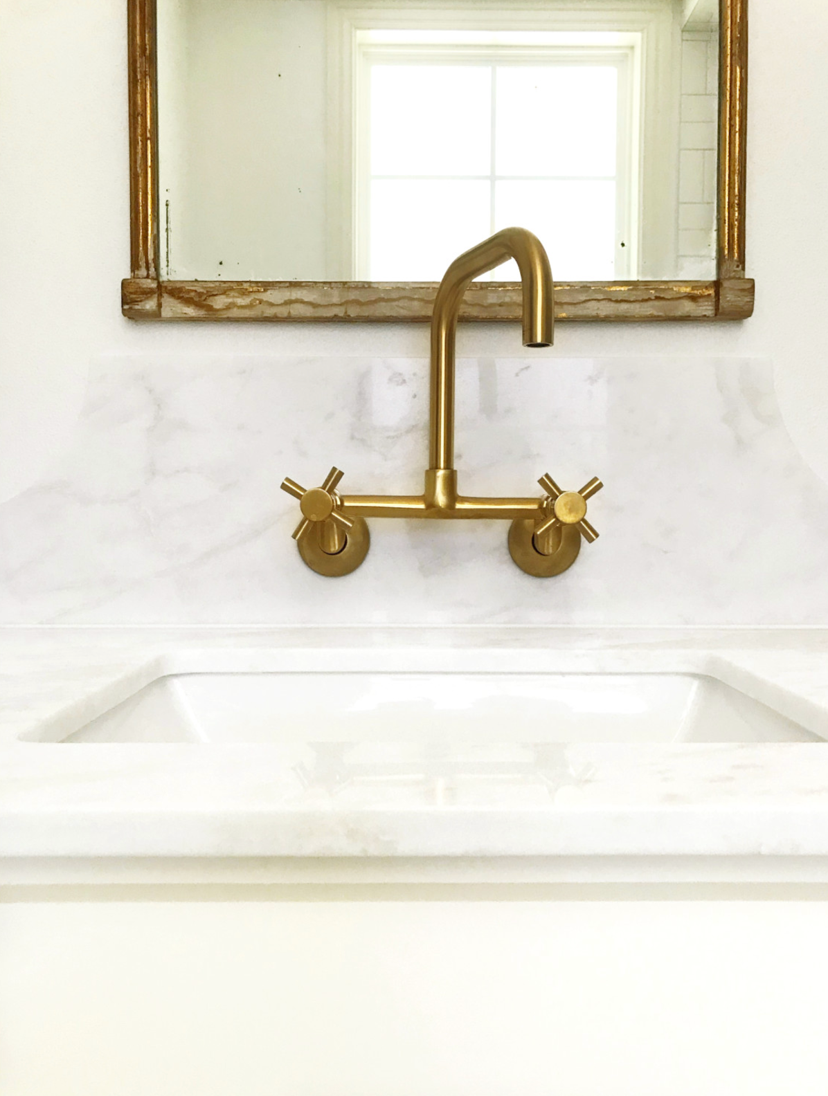 Concord Two-Handle 2-Hole Wall Mounted Faucet