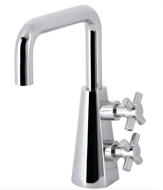 Constantine Two-Handle 1-Hole Deck Mount Bathroom Faucet with Push Pop-Up