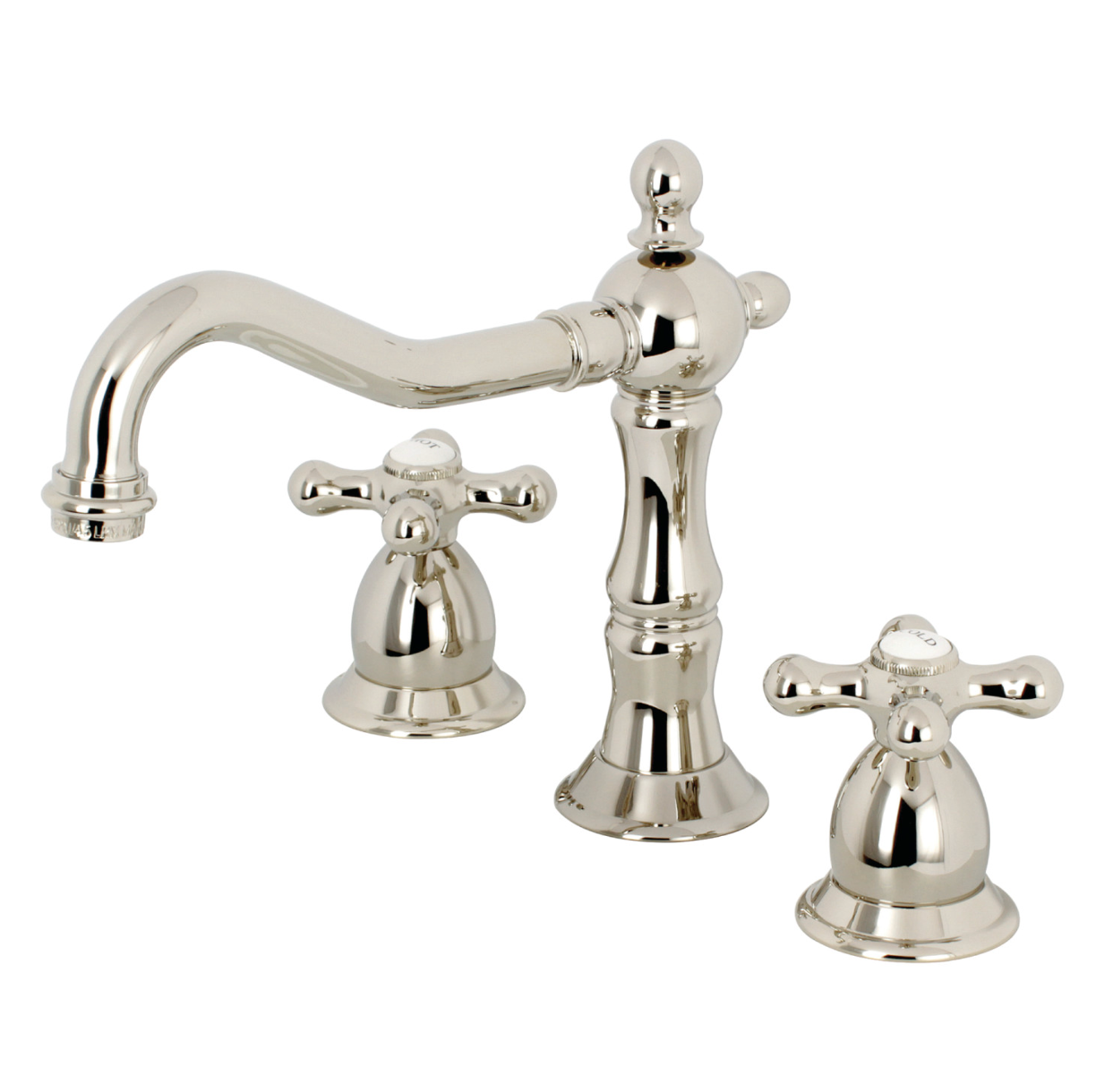 Heritage 8 in. Widespread Bathroom Faucet Cross Handles