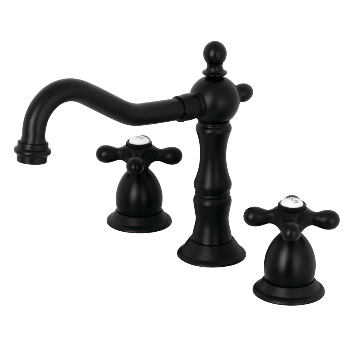 Heritage 8 in. Widespread Bathroom Faucet Cross Handles