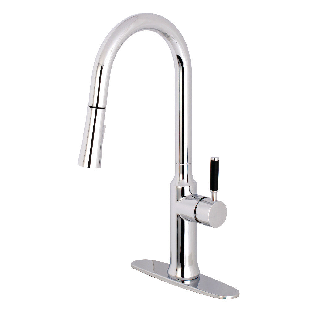 Gourmetier Modern Single-Handle Pull-Down Kitchen Faucet