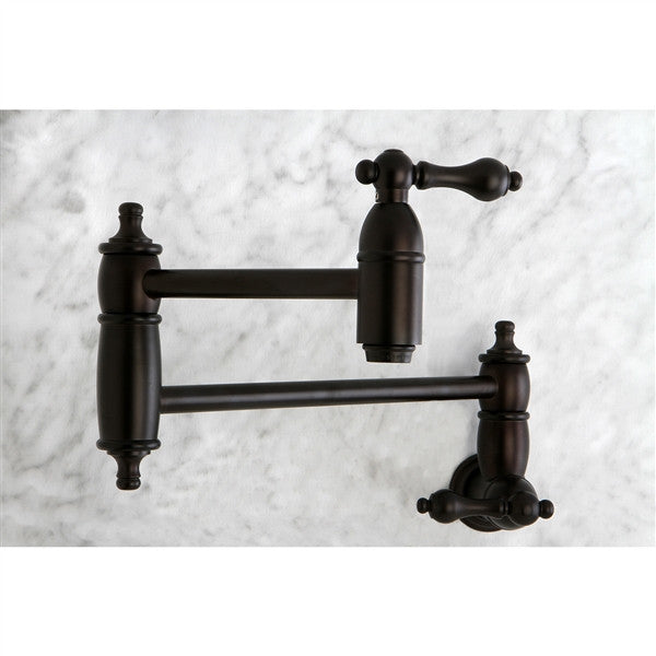 Swing Arm Wall Mount Pot Filler Faucet