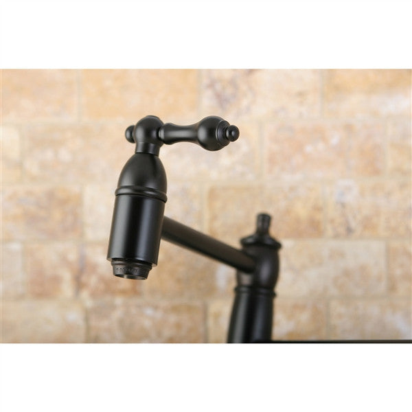 Swing Arm Wall Mount Pot Filler Faucet