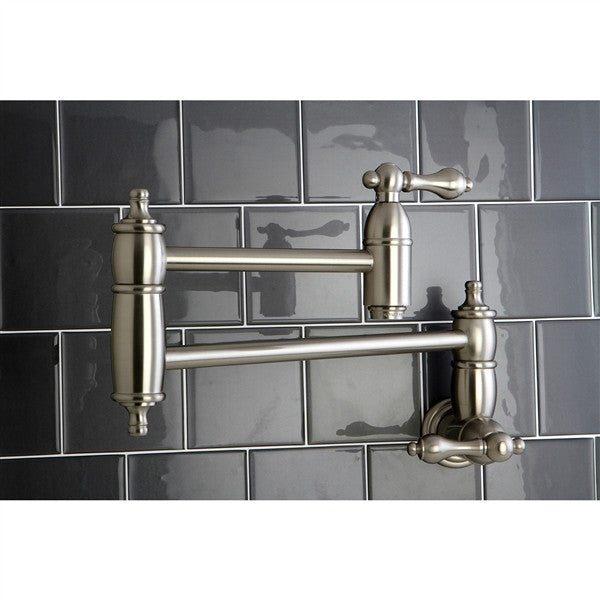 Swing Arm Wall Mount Pot Filler Faucet