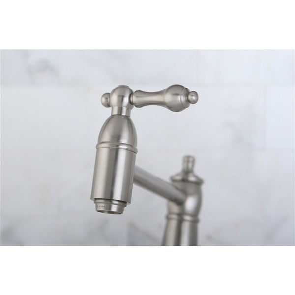Swing Arm Wall Mount Pot Filler Faucet