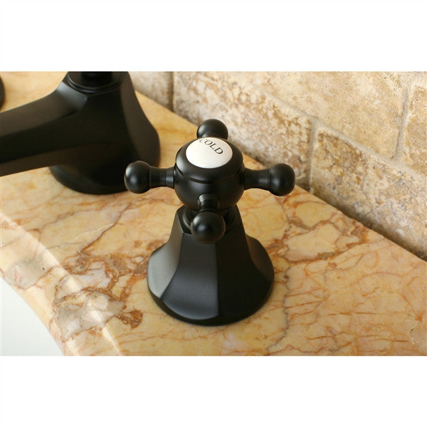Contemporary Widespread Lavatory Faucet with Brass Pop-up