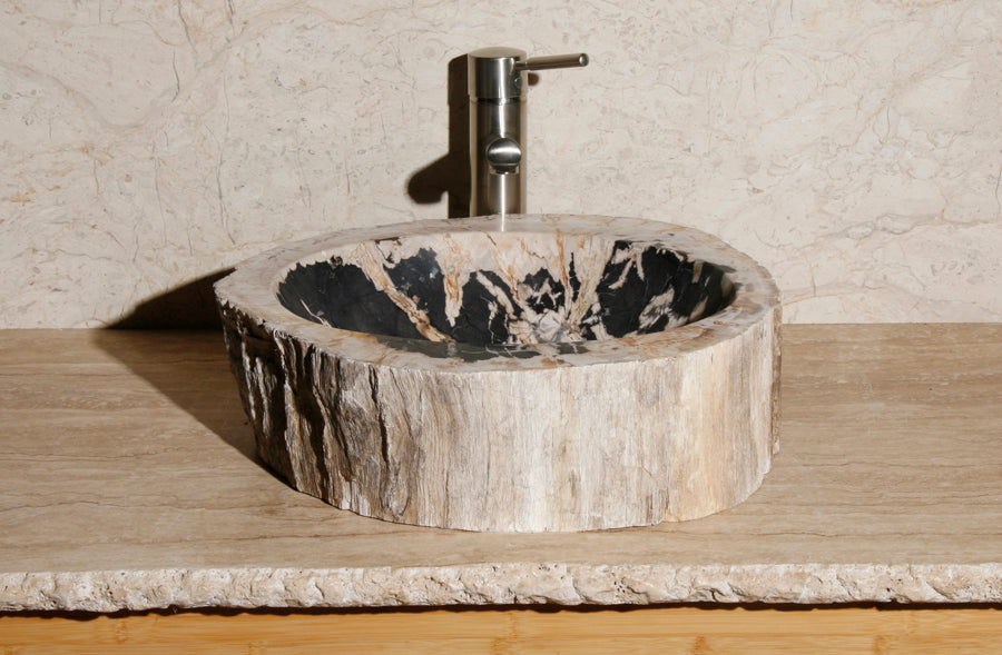 Petrified Wood Sink-17-20" Group