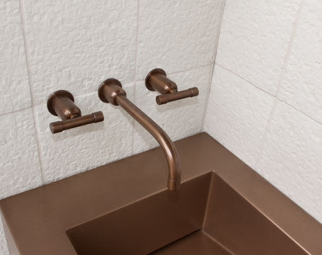 Wall Mount Gooseneck Lavatory/Tub filler Faucet