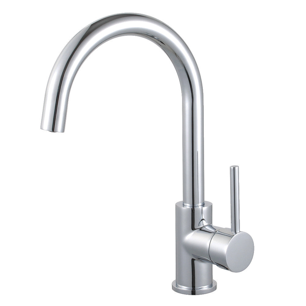 Sleek Design Single-Handle 1-Hole Deck Mount Vessel Faucet