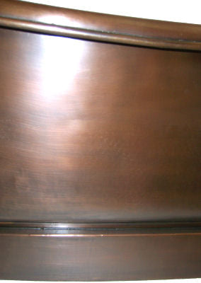 70" Smooth Copper Bathtub