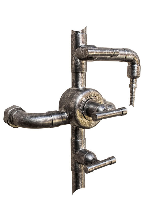 Thermostatic Exposed Shower w/ Rainhead, Handshower & Footwash